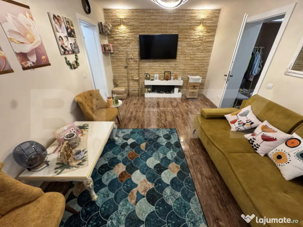 Apartament 3 camere, 60 mp, zona Splai Bahlui