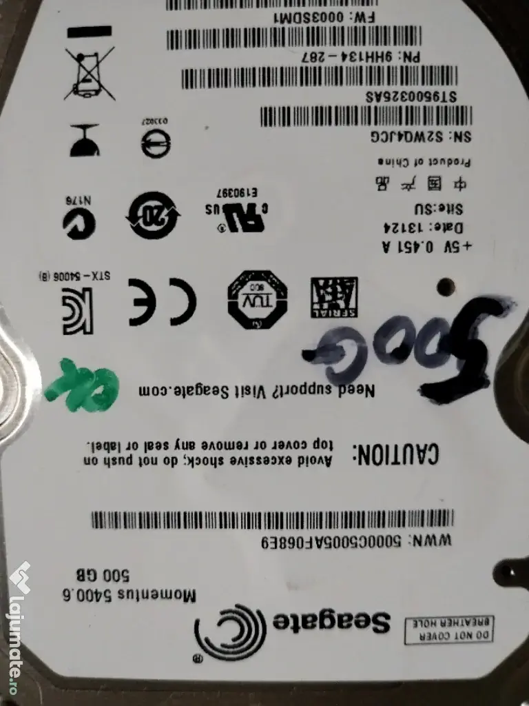 hdd SATA de laptop 500gb - 1 Tb 