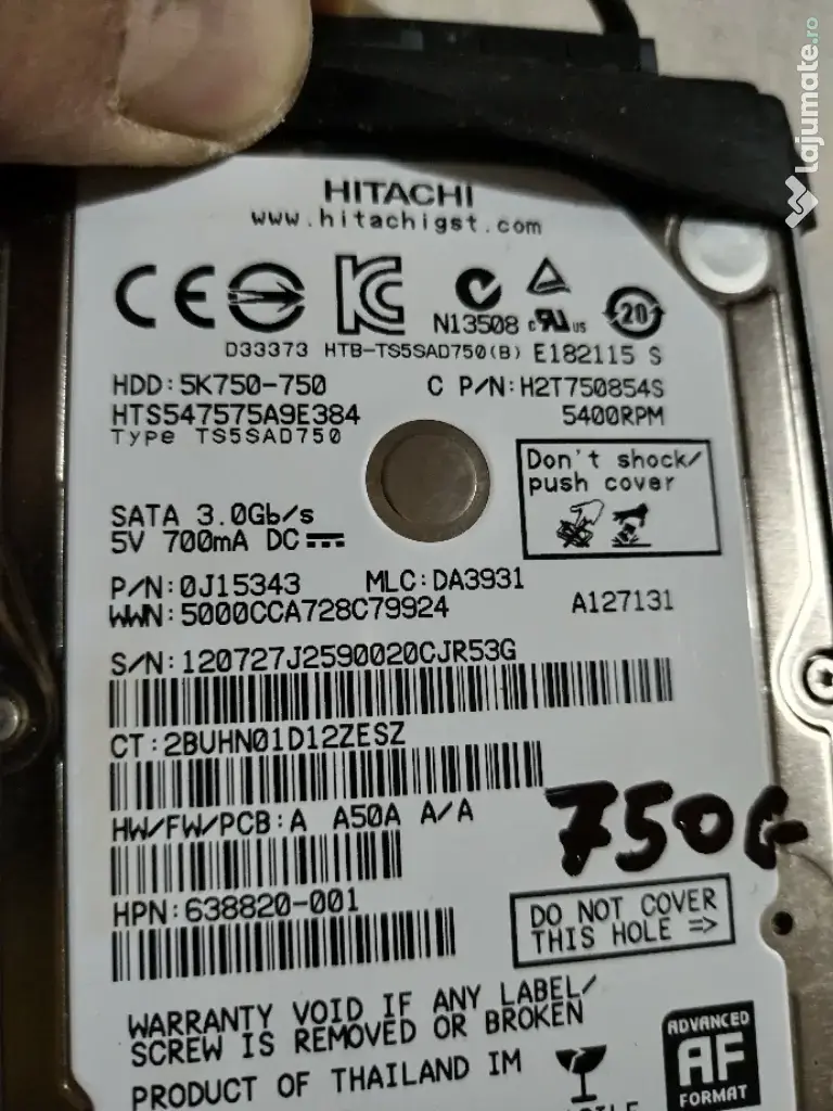 hdd SATA de laptop 500gb - 1 Tb 