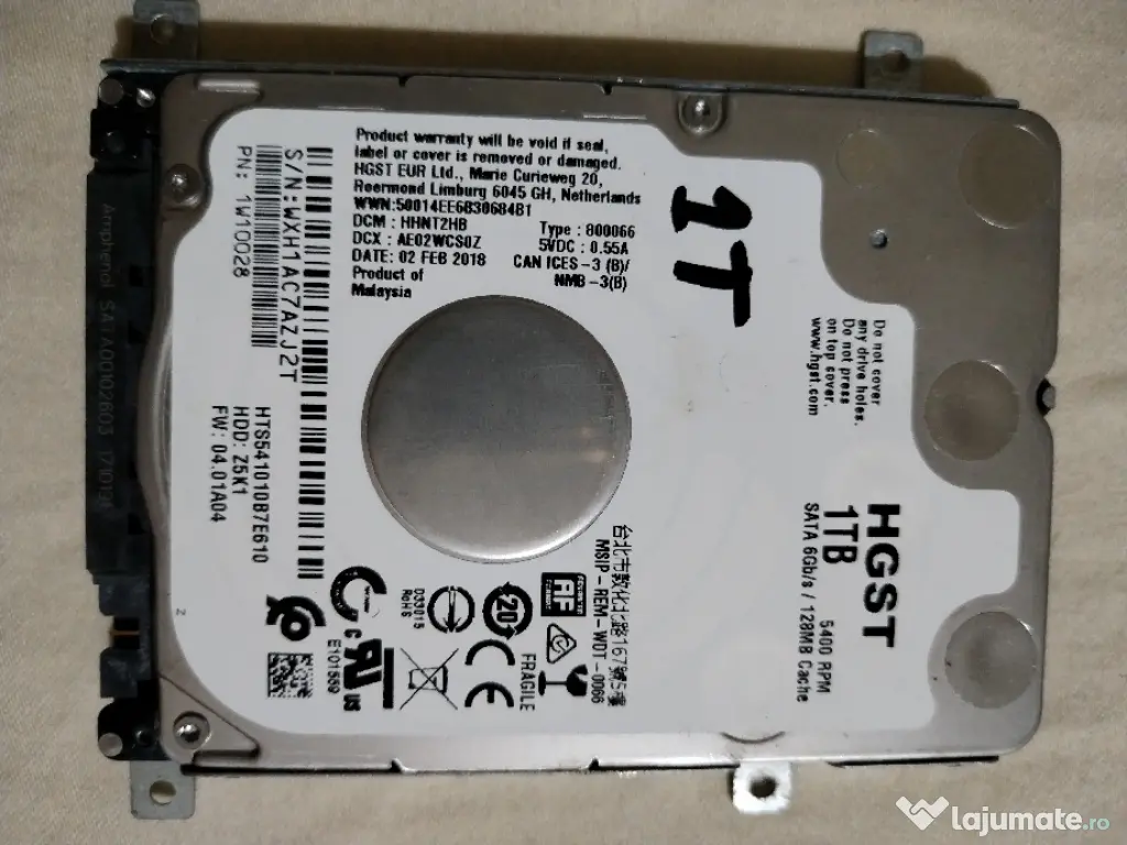 hdd SATA de laptop 500gb - 1 Tb 