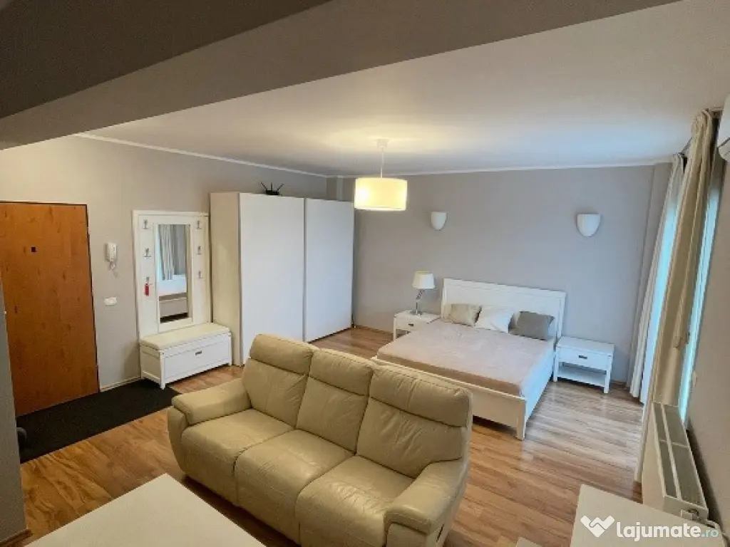 Inchiriez studio dublu vedere Parcul Tineretului, bloc 2008, etaj 7