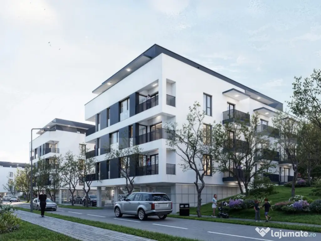 Apartament 42 mp, et 1, încălzire pardoseala, lift, parcar 