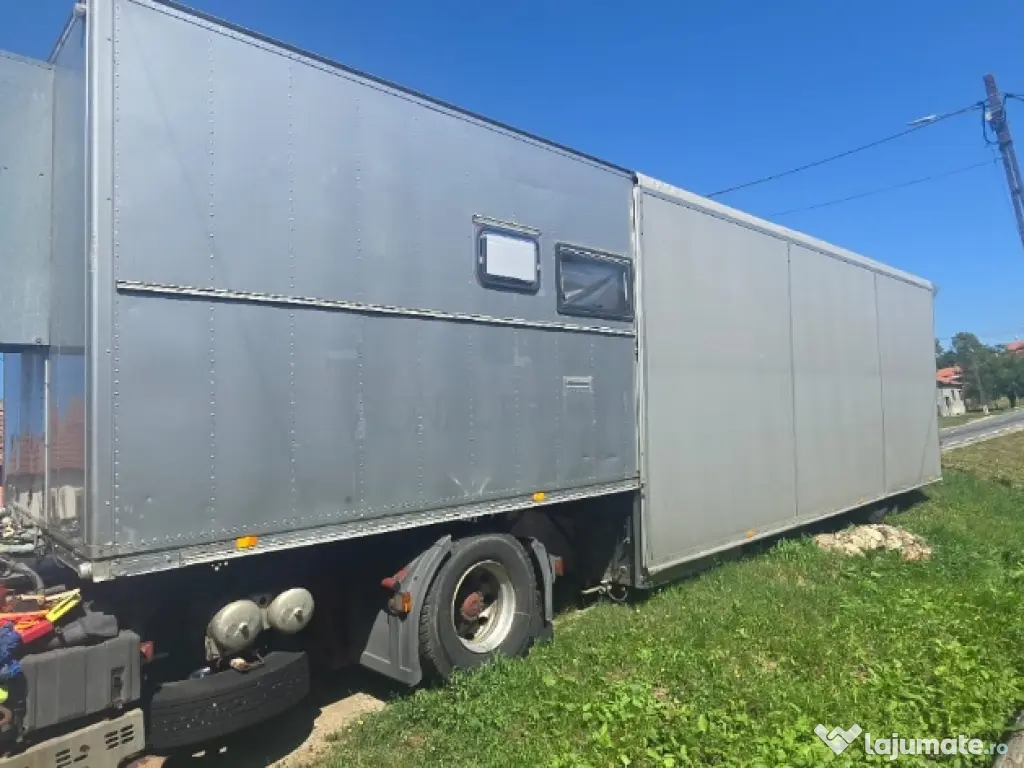 Semiremorcă transport animale + rulotă OMOLOGATA (SCHMITZ KRONE KOGEL) 