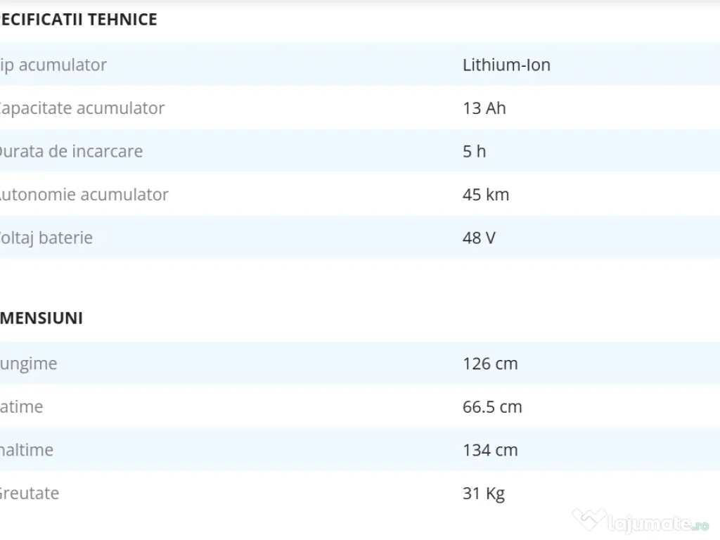 Trotineta electrica off-road OOTD T10 E-SCOOTER-Black-grey 