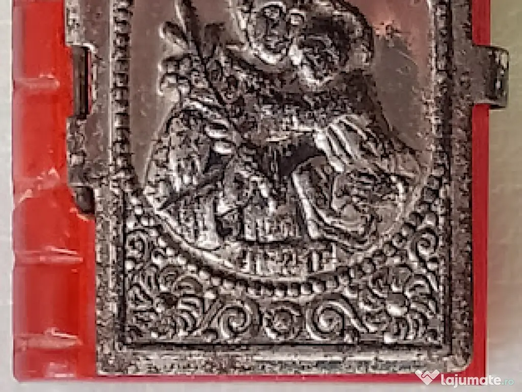 Metanier / Rozariu Vintage Sfântul Anton de Padova, Cutiuță Tip Carte 