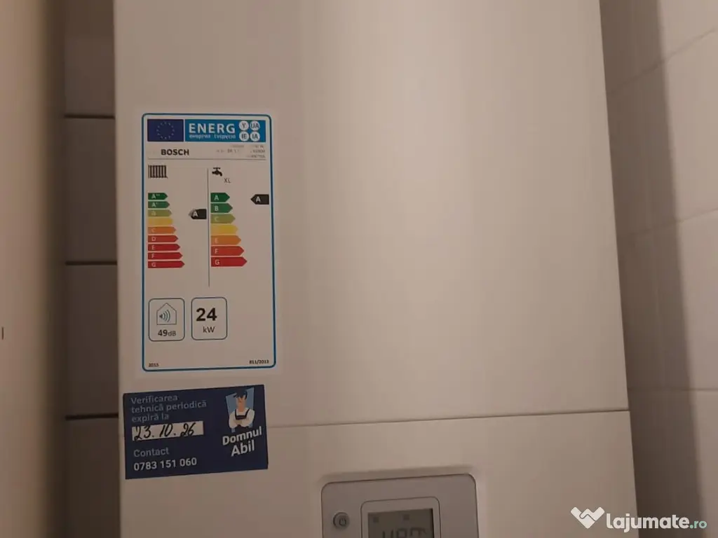 Vand centrala pe gaz. 