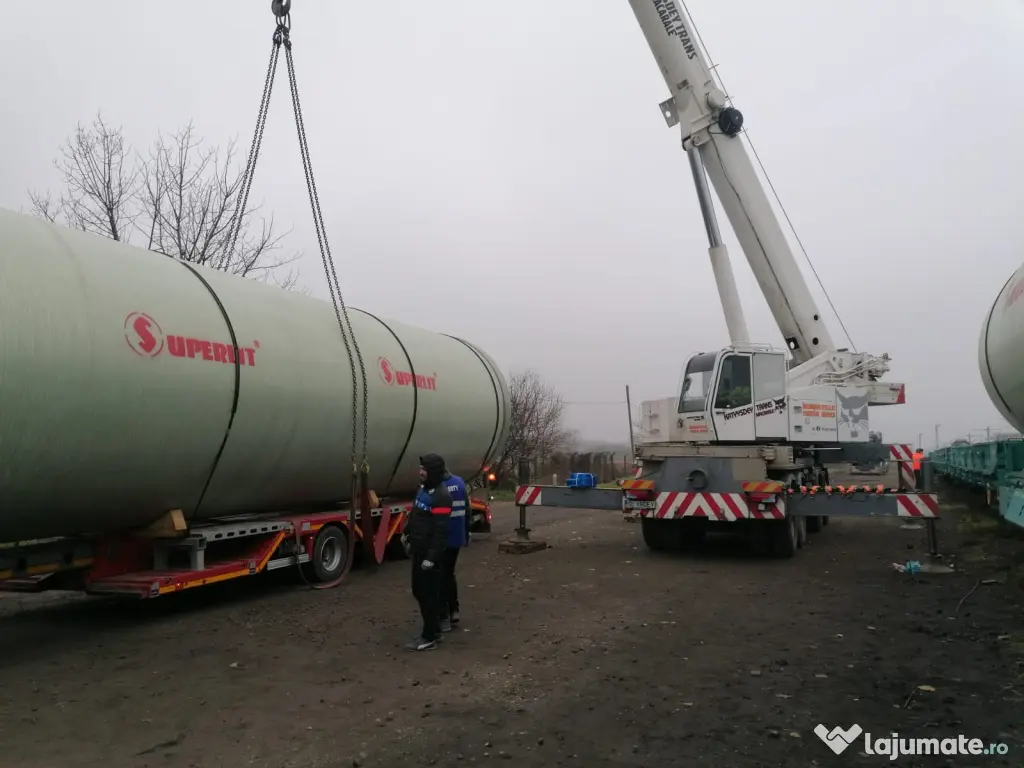 Lucrări Grele cu Macara 220 Tone BRĂILA | Ridicări Industriale 