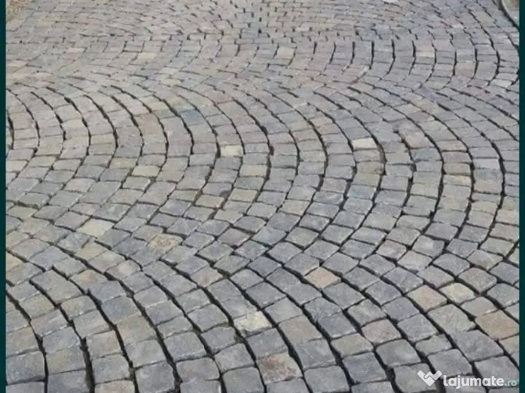 vând și montez piatra cubica andezit 