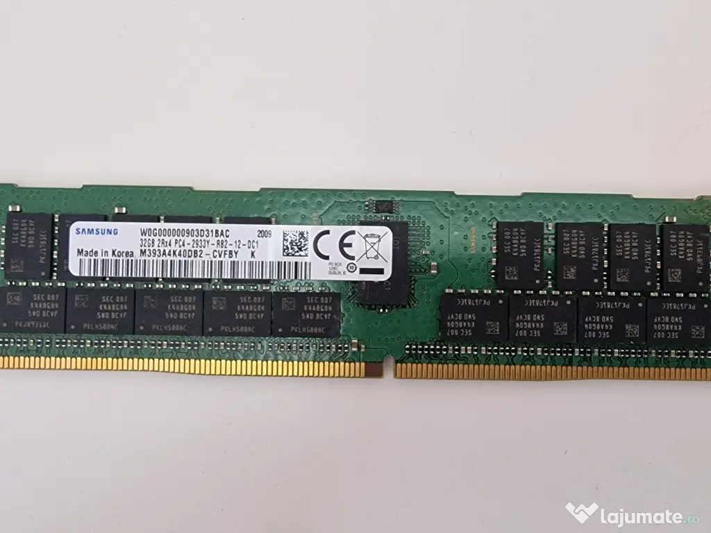 1 x 32GB DDR4 ECC rdimm Server ram – Samsung 
