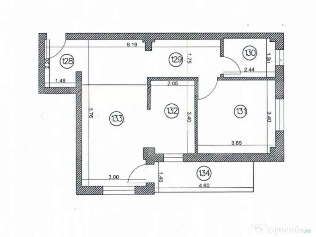 Apartament 2 camere, etaj 3, bloc nou- zona Obcini 