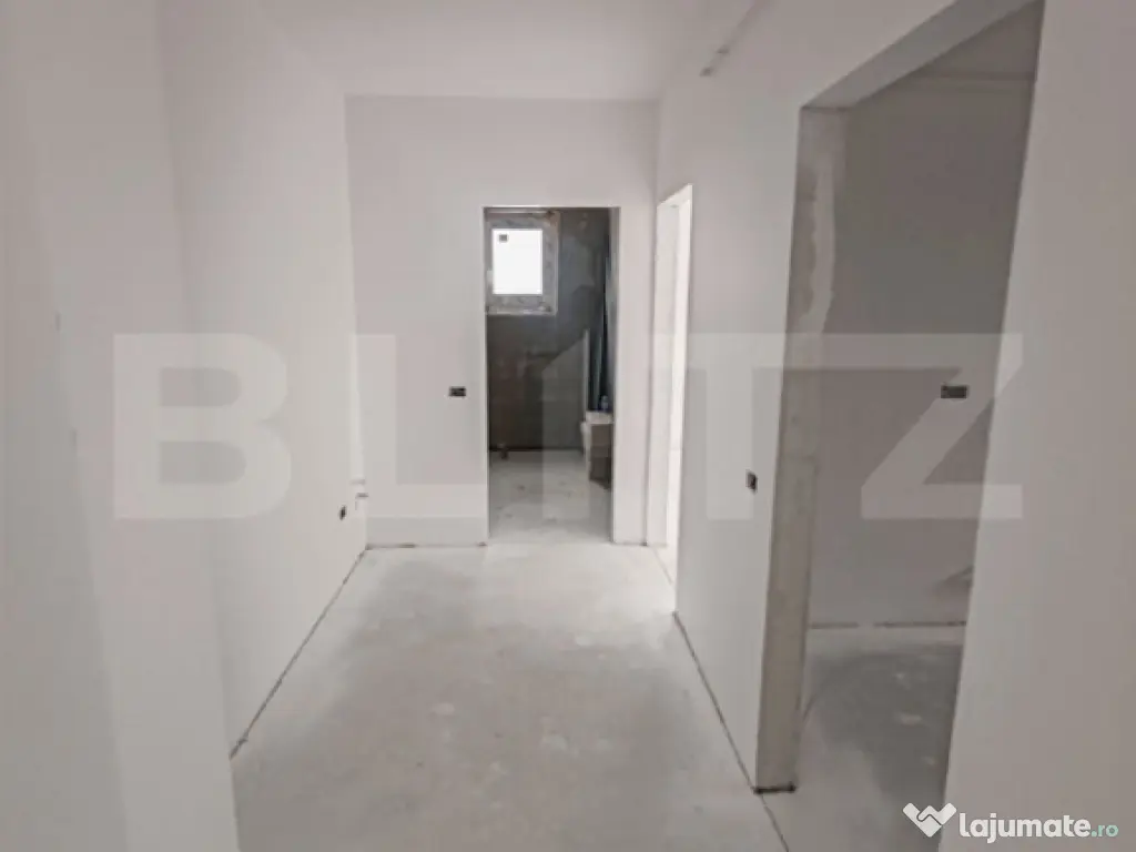 Apartament 2 camere, etaj 3, bloc nou- zona Obcini 