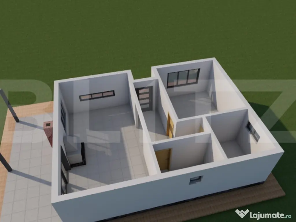 Teren intravilan Aninoasa, deschidere 32 ml 