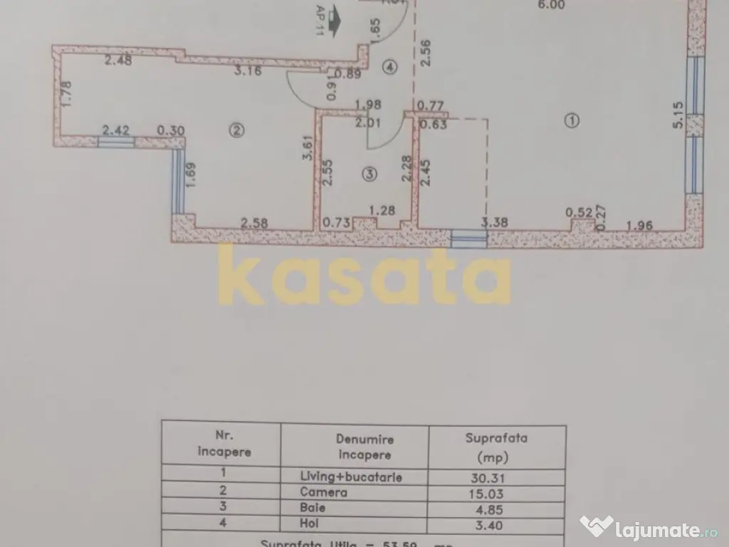 Apartament 2 Camere Vanzare | Bloc Nou | Lift | Gata de p... 