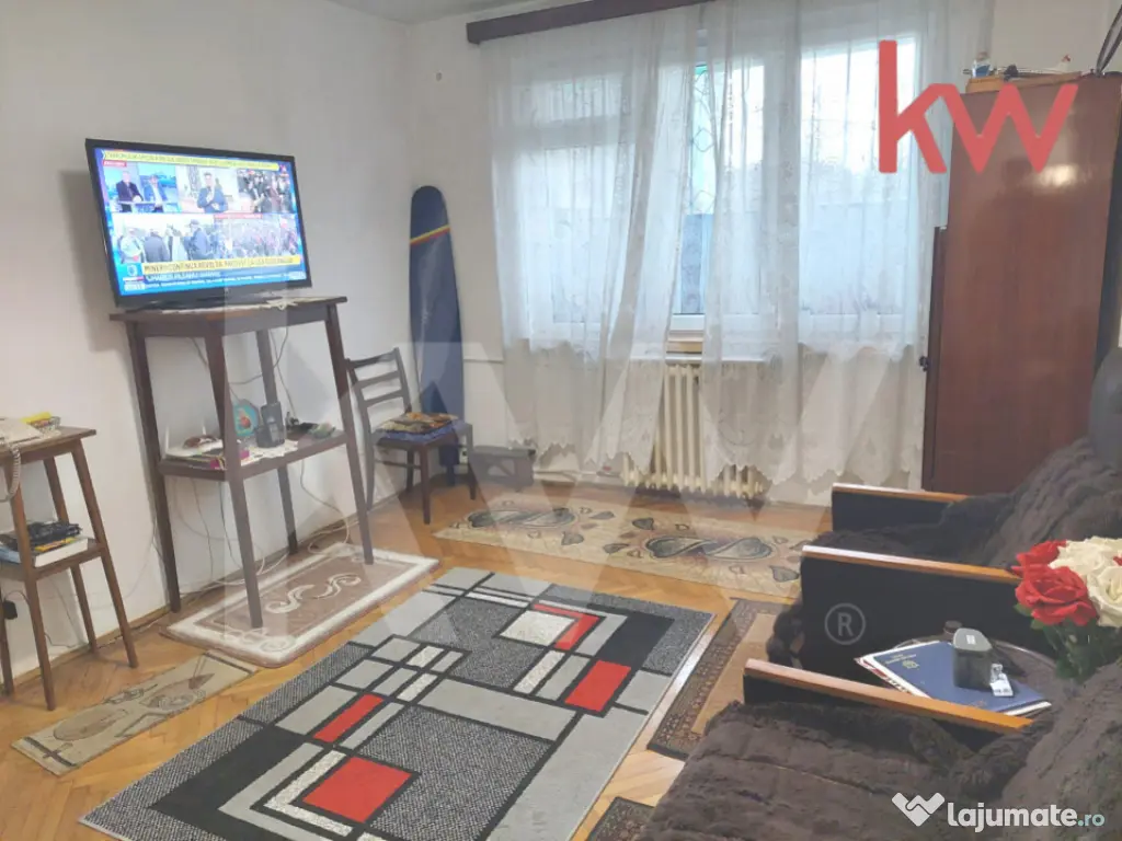 Apartament 2 camere semidecomandat • parter • Nicolae Ti