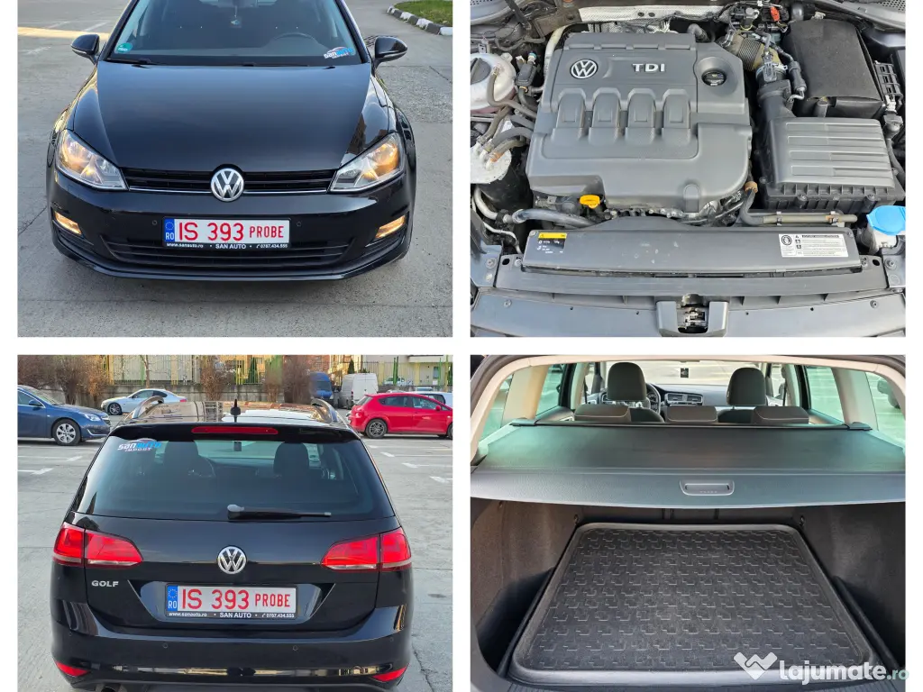 VW Golf VII 2015 1.6 TDI 110 CP euro 6 / RATE / GARANTIE / LIVRARE 