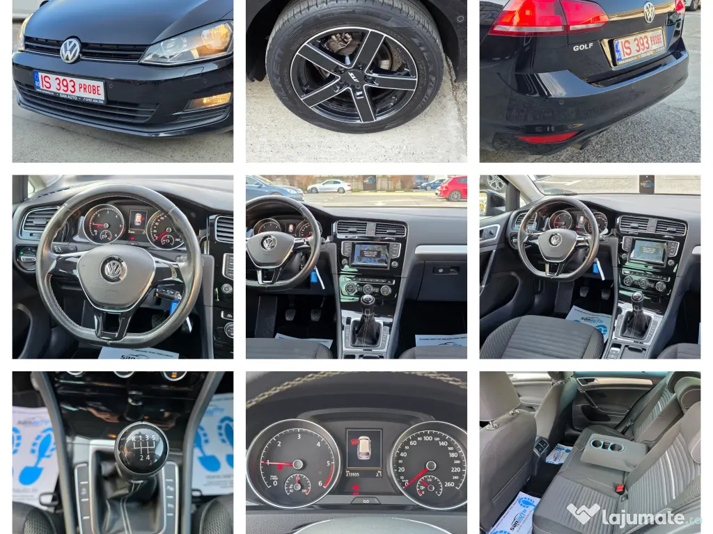 VW Golf VII 2015 1.6 TDI 110 CP euro 6 / RATE / GARANTIE / LIVRARE 