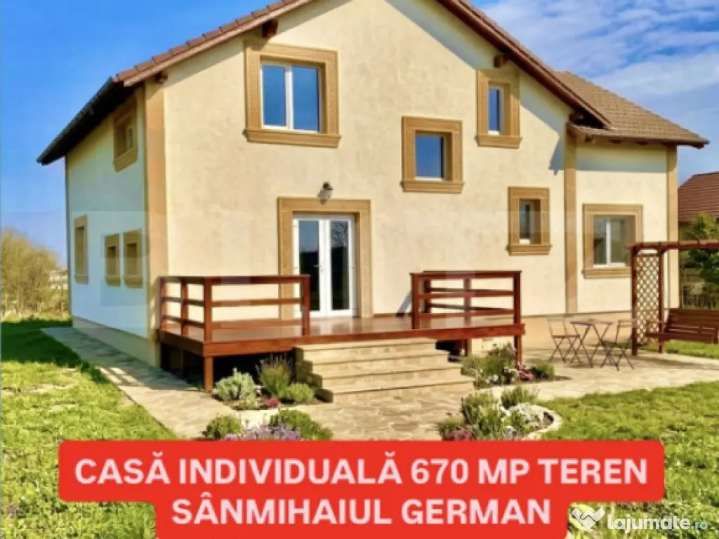 Casa INDIVIDUALA, 670 MP Teren, SÂNMIHAIUL GERMAN