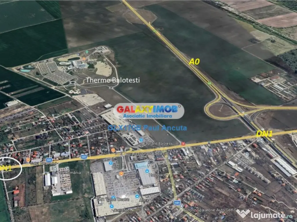 3 Loturi casa Balotesti str Ion Creanga utilitati 