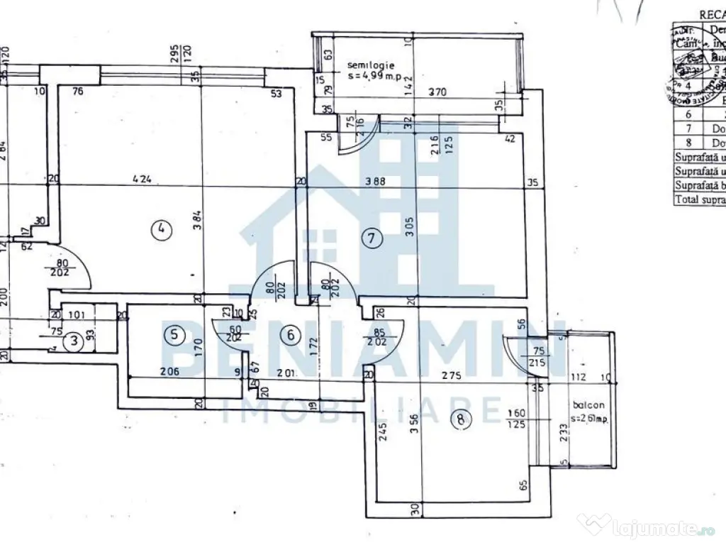 3 camere Titulescu - 63mp - teava de gaze - AC - Gradina ... 