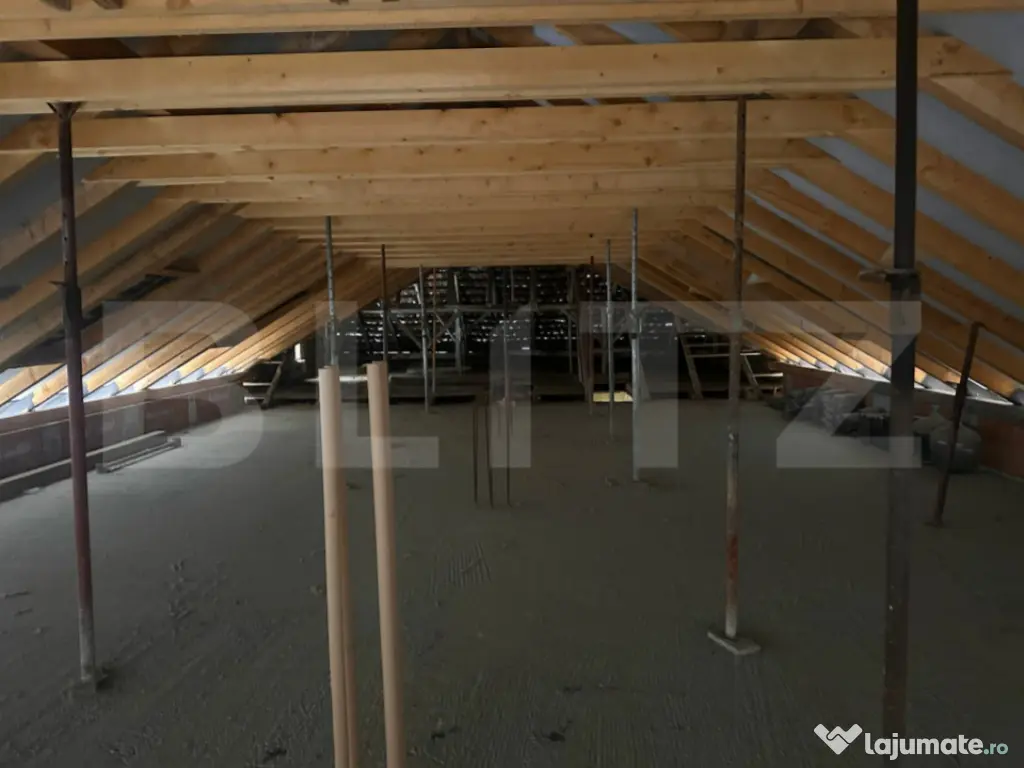 Casă la roșu în Halmeu, 119 mp + teren 1643 mp, zonă lin 