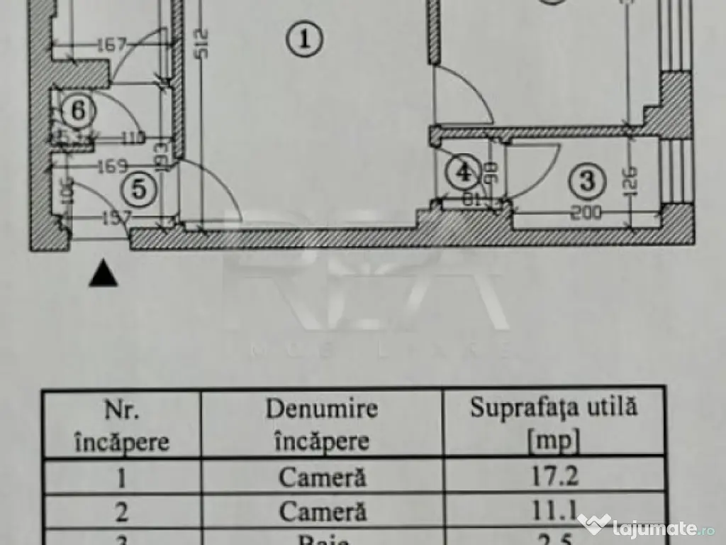 2 camere la marginea Parcului Kiseleff 