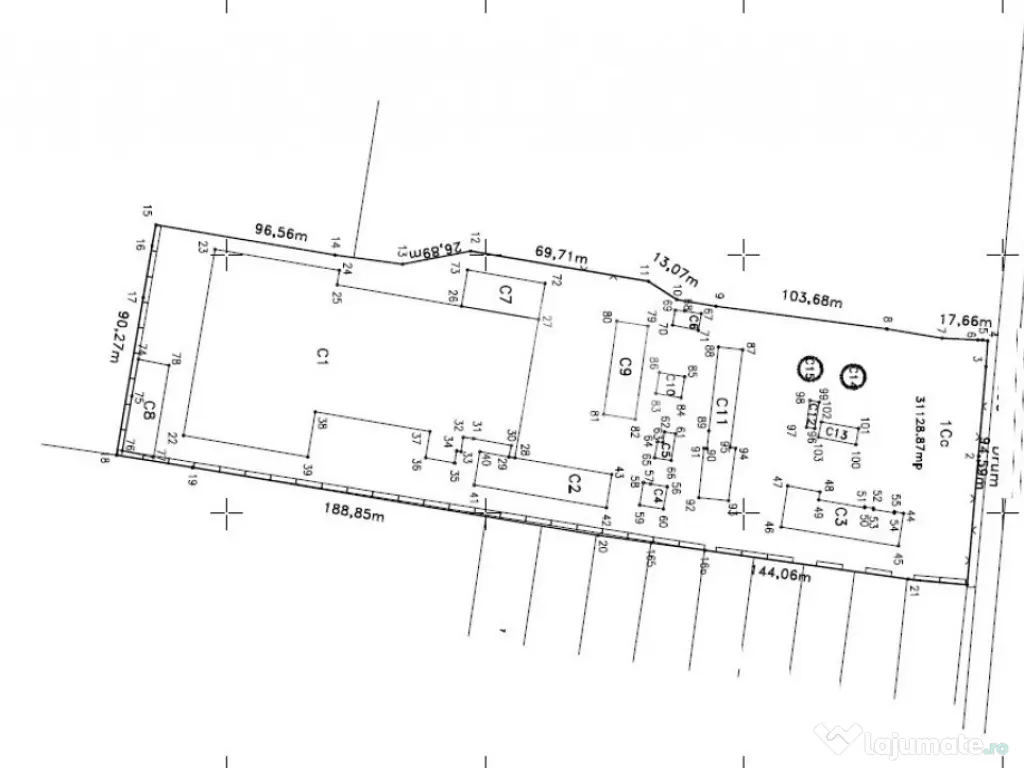 GIURGIU | Hala 5.000 mp | Acces TIR | Parcare TIR | Inaltime 