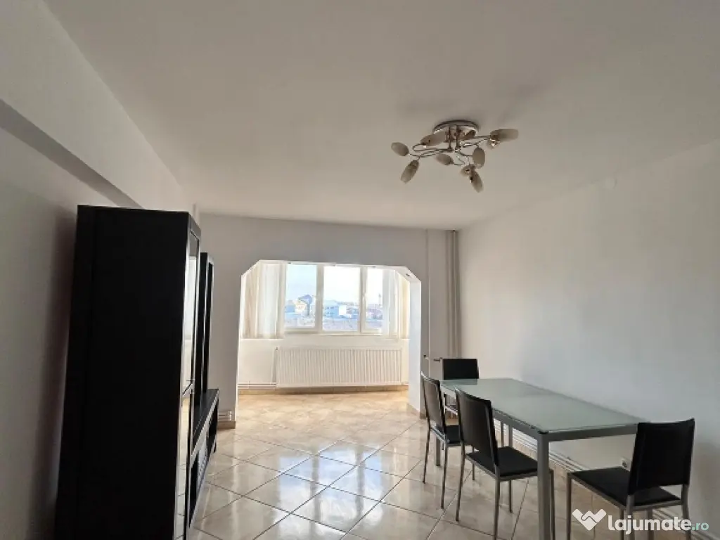 Inchiriez apartament 3 camere, centrala proprie,  Focsani Cuza Voda 