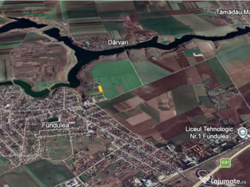 Teren intravilan Fundulea 1000 mp 