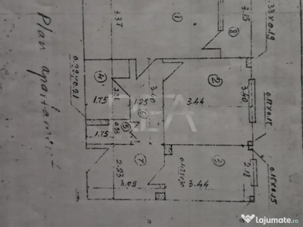 2 camere, 7/10, bloc 1980, 57 mp-Gorjului