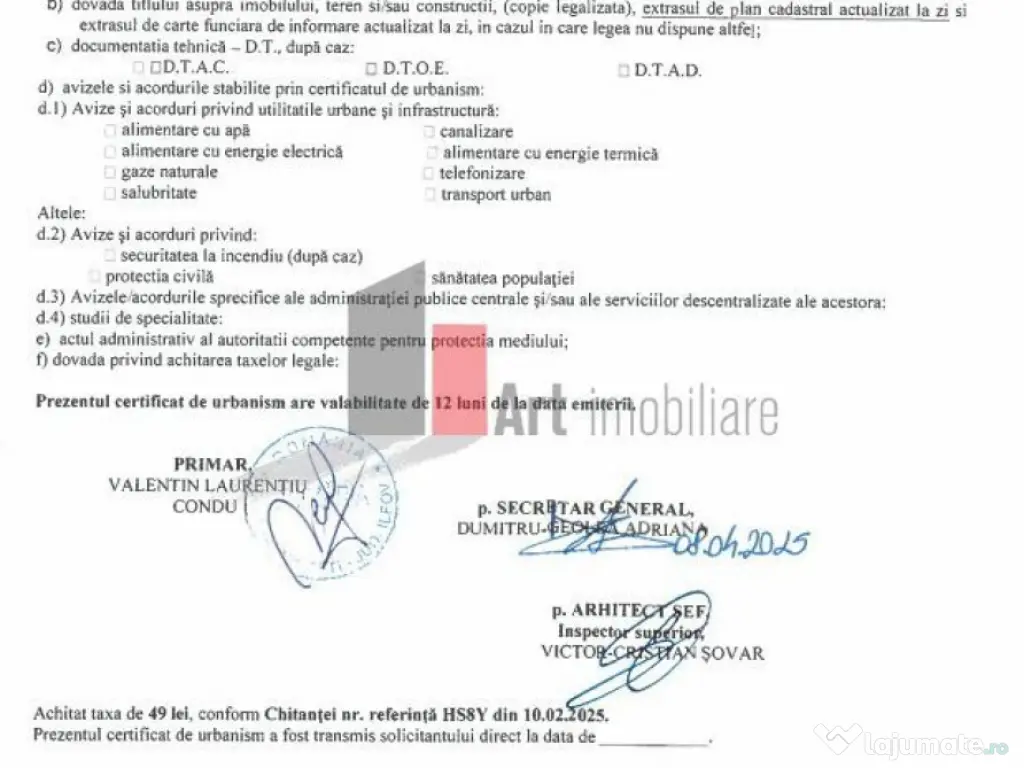 Teren Bucuresti / Dobroesti tripla deschidere 