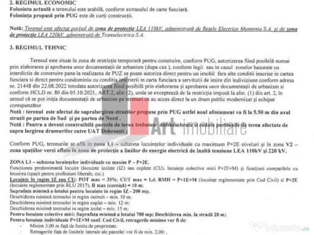 Teren Bucuresti / Dobroesti tripla deschidere 