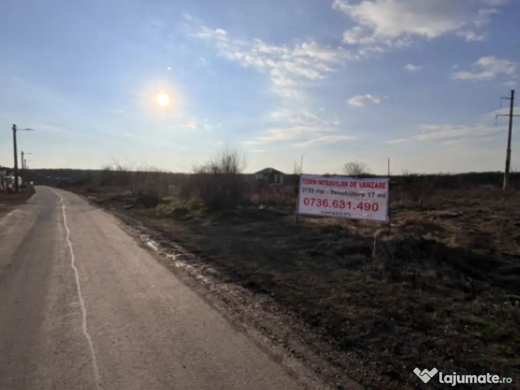 Teren intravilan - Utilitati-Rezid-Asfalt-Posib cumparare te 