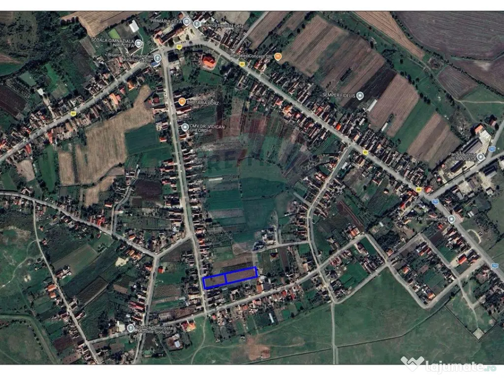 De vânzare teren intravilan, 3775 mp, Cefa 