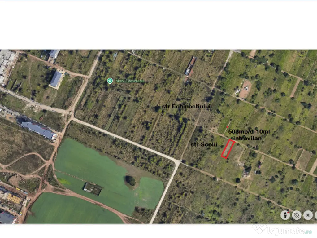 Teren de casa Popesti Leordeni-str. Miorita 503mp 