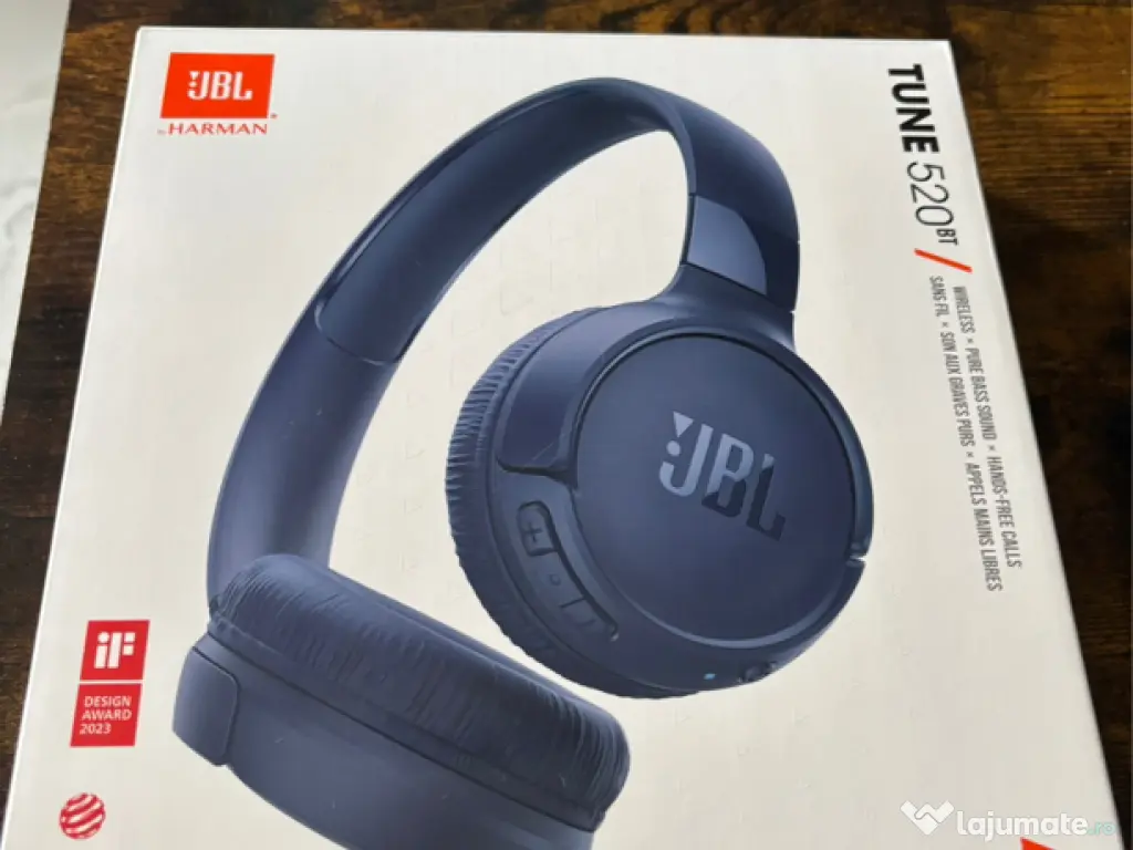 Căști JBL 520BT noi în cutie livrare personală în București