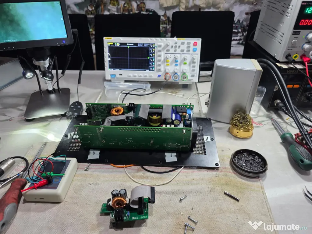 Reparatii electronice tv lcd , led, amplificatoare auto bass , aspiratoare 