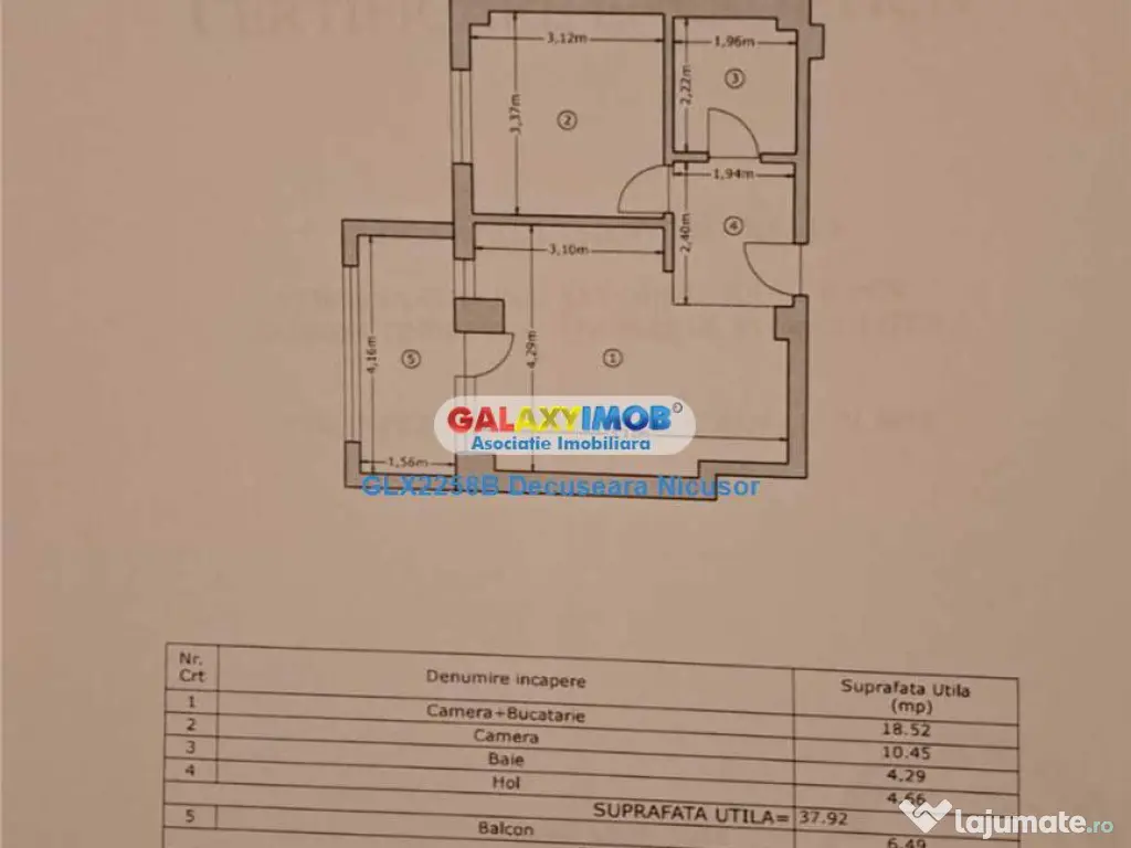 Apartament 2 camere semimobilat utilat, Militari Residence 5 