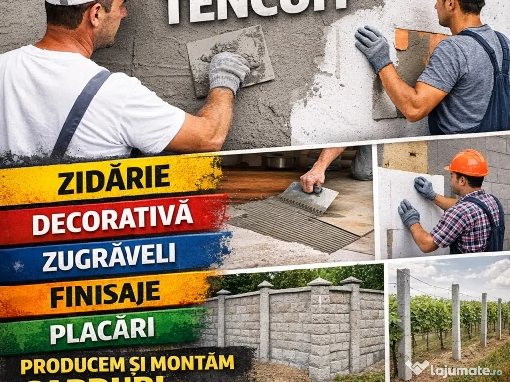 executam lucrări în construcții în Orăștie și în județul Hunedoara 