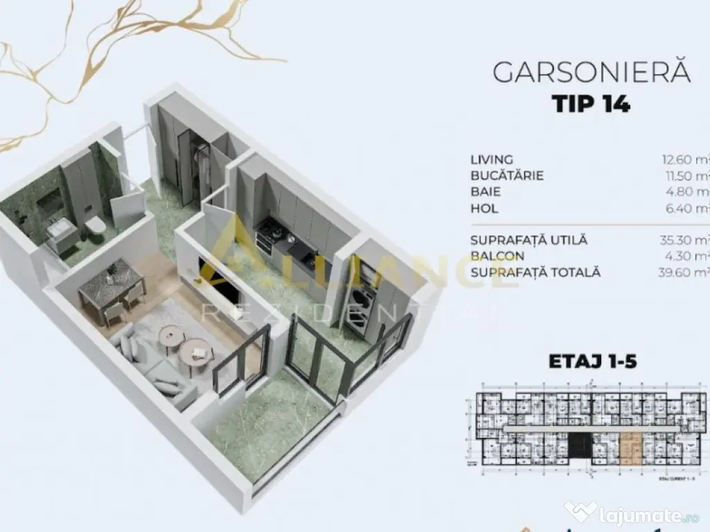 Metrou Berceni Garsoniera Decomandata 