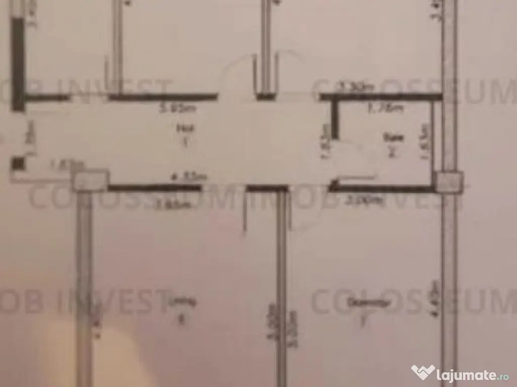 Apartament 3 camere, decomandat - zona Tractorul- Vivamus 