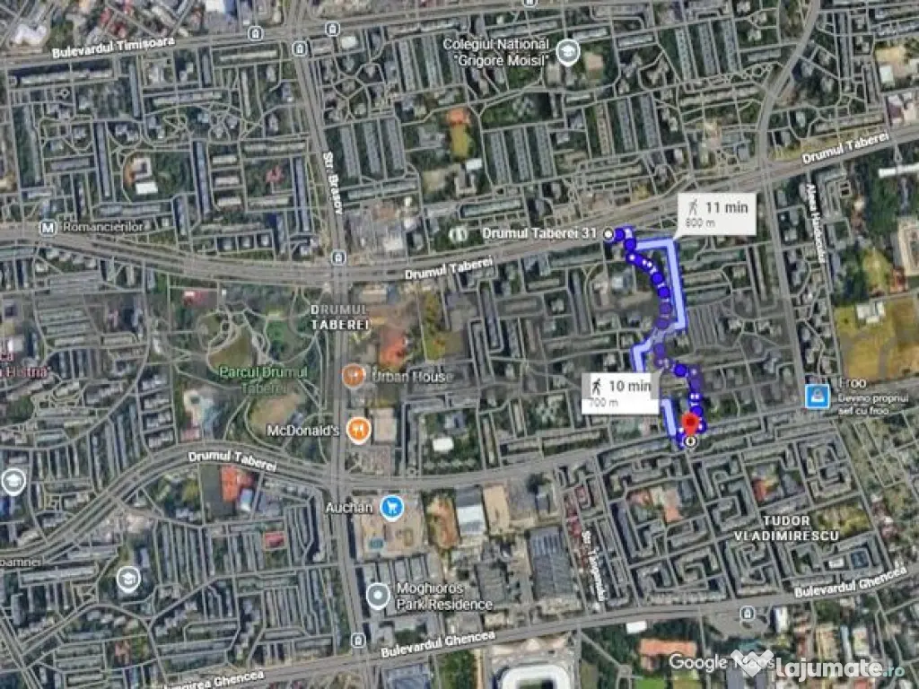 Drumul Taberei 3 camere, 4/10, bloc stradal, c-tie 1980, ...