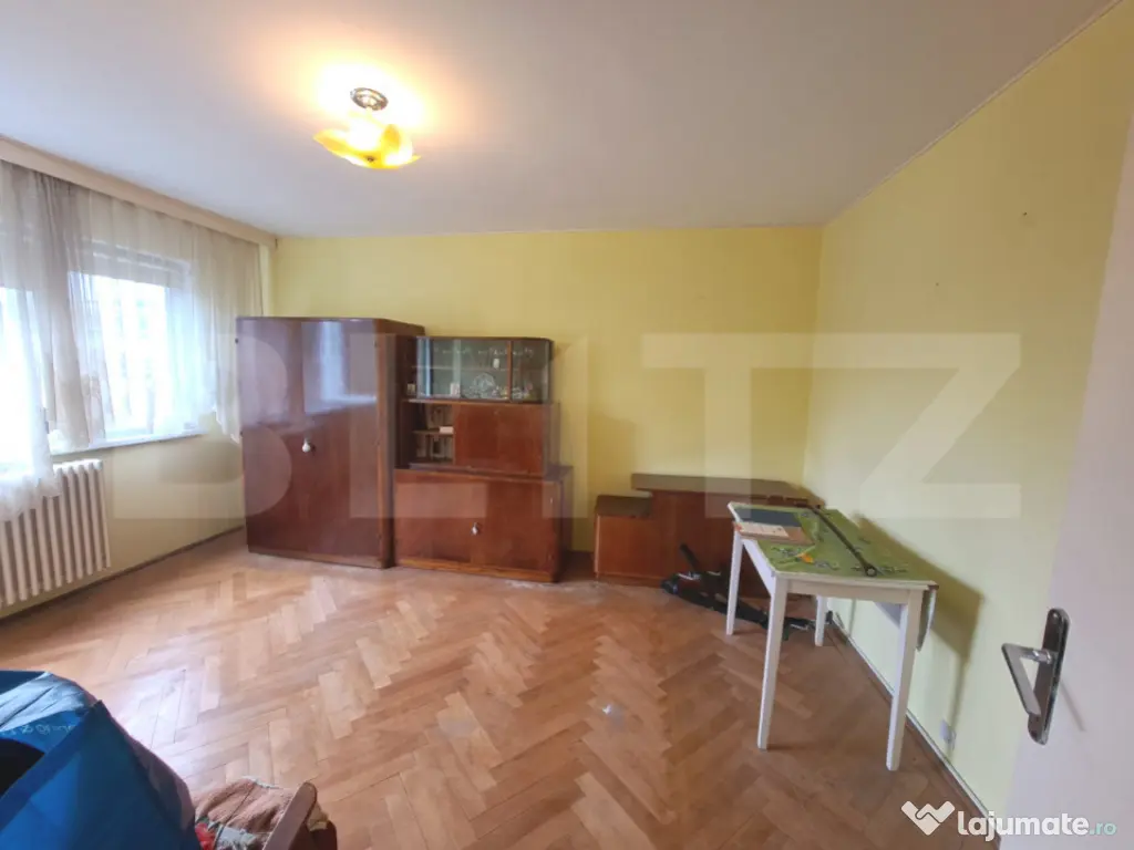 Garsonieră decomandată, etaj 2, zonă liniștită