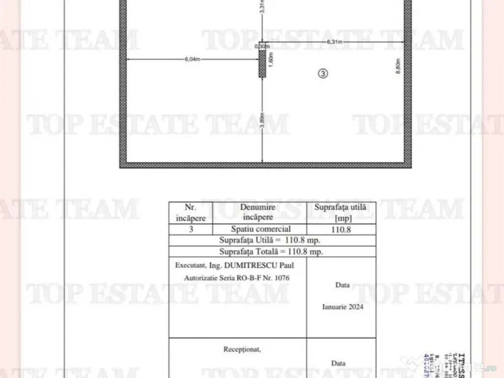 Spatiu comercial parter bloc, 111mp, stradal, pretabil magaz 