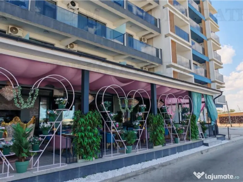 RESTAURANT CU TERASA 300MP, COMPLET MOBILAT/UTILAT, CHIRIAS 