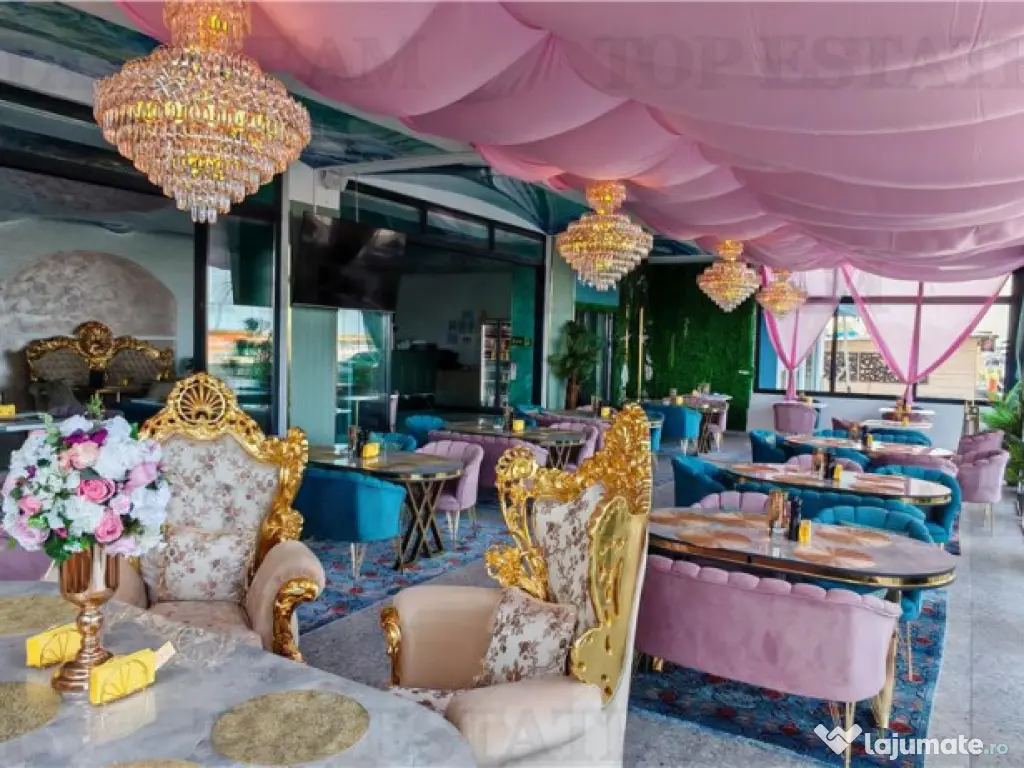 RESTAURANT CU TERASA 300MP, COMPLET MOBILAT/UTILAT, CHIRIAS 