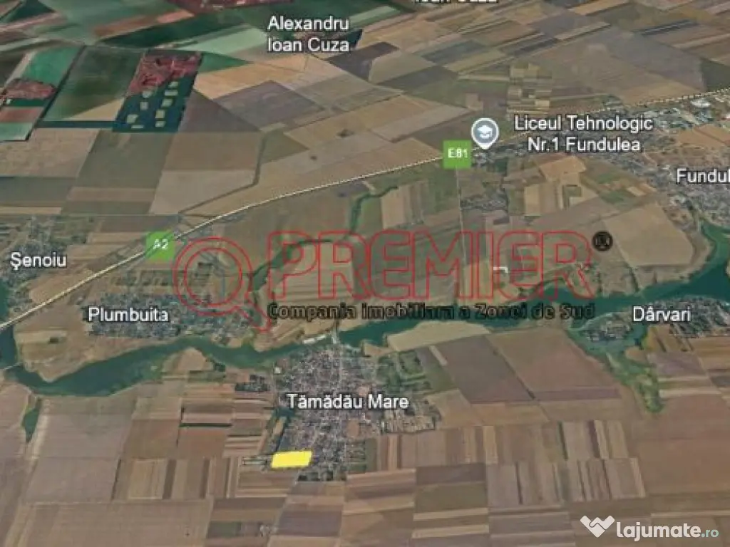 Teren intravilan 5000 mp Tamadau Mare – DN3 