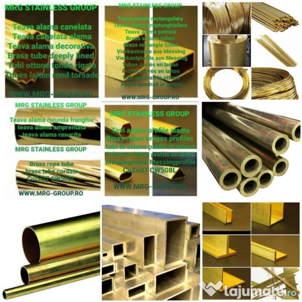 Teava alama rotunda patrata rectangulara Profil alama L T U 