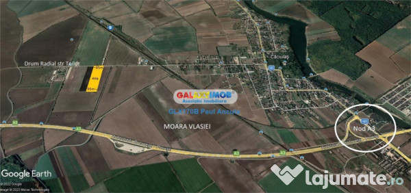 Teren Moara Vlasiei 40000 mp str Drumul Teilor Industrial ut 