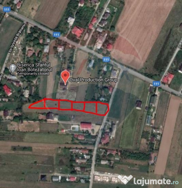 Vanzare teren Snagov - Izvorani, Strada Gradinarilor 