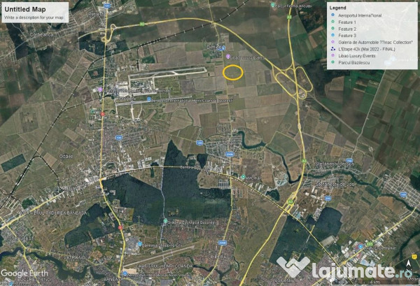 Teren intravilan Otopeni - Tunari 33.200 mp